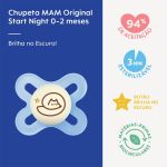 Chupeta Original Start Night Azul (0-2m) - MAM