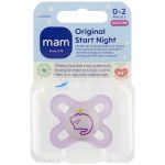 Chupeta Original Start Night Lilás (0-2m) - MAM