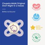 Chupeta Original Start Night Lilás (0-2m) - MAM