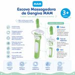 Escova Massageadora de Gengiva Massaging Brush  3m+ Rosa - MAM