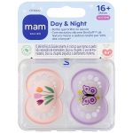Chupeta Original Day & Night Girls 2un (16m+) - MAM