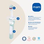 Escova de Dente Baby's Brush Azul (6m+) - MAM