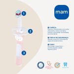 Escova de Dente Baby's Brush Rosa (6m+) - MAM