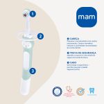 Escova de Dente Training Brush Azul (5m+) - MAM