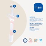 Escova de Dente Training Brush Rosa (5m+) - MAM