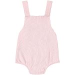 Jardineira em ribana canelada Rosa - Up Baby