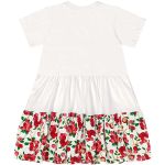 Vestido curto c/ Bolsa em meia malha Joaninha - Up Baby