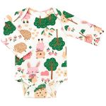 Body longo em suedine Amiguinhas - Up Baby