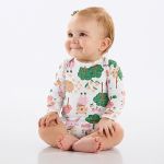 Body longo em suedine Amiguinhas - Up Baby