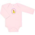 Body longo c/ Calça em suedine Patinhas - Up Baby