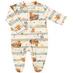 Macacão longo c/ zíper em suedine Bear Family - Up Baby