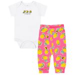 Body curto c/ Calça em suedine Limões -  Up Baby