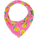 Babador Bandana em suedine Limões - Up Baby