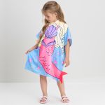 Toalha Poncho de Praia atoalhado Sereia -  Up Baby