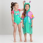Toalha Poncho de Praia atoalhado Borboleta - Up Baby