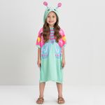 Toalha Poncho de Praia atoalhado Borboleta - Up Baby