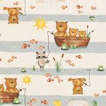 Manta em suedine Bear Family - Up Baby