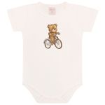 Body curto c/ Short em algodão egípcio Ursinhos - Mini & Co.