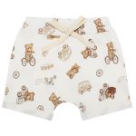 Body curto c/ Short em algodão egípcio Ursinhos - Mini & Co.