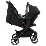 Carrinho de bebê Ping 3 Trekking Deep Black (0-15kg) - ABC Design