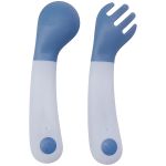 Kit Talheres de Treinamento Azul (6m+) - Buba