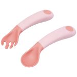 Kit Talheres de Treinamento Rosa (6m+) - Buba