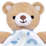 Naninha Ursinho c/ Prendedor de Chupeta Soninho Azul (3m+) - Buba