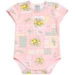 Body curto c/ Short em algodão egípcio Limão Siciliano - Mini & Co.
