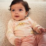 Body longo c/ Calça (Mijão) em algodão egípcio Limão Siciliano - Mini & Co.
