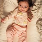 Body longo c/ Calça (Mijão) em algodão egípcio Limão Siciliano - Mini & Co.
