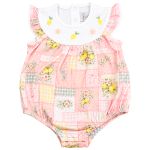 Body Romper em algodão egípcio Limão Siciliano - Mini & Co.