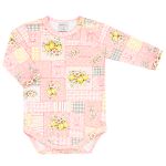 Body longo c/ Calça (Mijão) em algodão egípcio Limão Siciliano - Mini & Co.