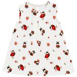 Body curto c/ Vestido em algodão egípcio Joaninhas - Mini & Co.