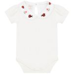 Body curto c/ Vestido em algodão egípcio Joaninhas - Mini & Co.