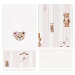 Kit com 2 toalhinhas de boca atoalhadas Vintage Toys Rosa - Mini & Co.