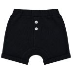 Body curto c/ Short em algodão egípcio Safari Preto - Mini & Co