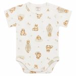 Body curto em algodão egípcio Capivaras - Mini & Co.
