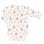 Body longo em algodão egípcio Camponesa - Mini & Co.