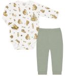 Body longo c/ Calça (Mijão) em algodão egípcio Capivara Boys - Mini & Co.