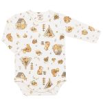 Body longo c/ Calça (Mijão) em algodão egípcio Capivara Girls - Mini & Co.