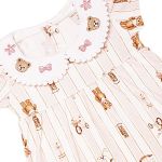 Body Vestido c/ golinha em algodão egípcio Vintage Toys Rosa - Mini & Co.