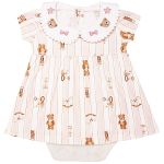 Body Vestido c/ golinha em algodão egípcio Vintage Toys Rosa - Mini & Co.