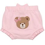 Body curto c/ Short babadinhos em algodão egípcio Vintage Toys Rosa - Mini & Co