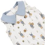 Body Romper c/ golinha em algodão egípcio Urso Tenista - Mini & Co.