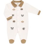 Macacão longo c/ golinha em tricot Safari - Mini & Co.