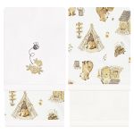 Kit com 2 toalhinhas de boca atoalhadas Capivara Girls - Mini & Co.