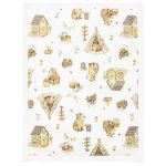 Kit com 2 toalhinhas de boca atoalhadas Capivara Girls - Mini & Co.