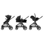 Travel System: Carrinho Anna³ + Bebê Conforto Citi + Base Essential Black - Maxi-Cosi