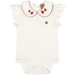 Body curto c/ Short em algodão Vichy Fruits - Up Baby