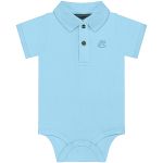 Body Polo em suedine Azul Céu - Up baby